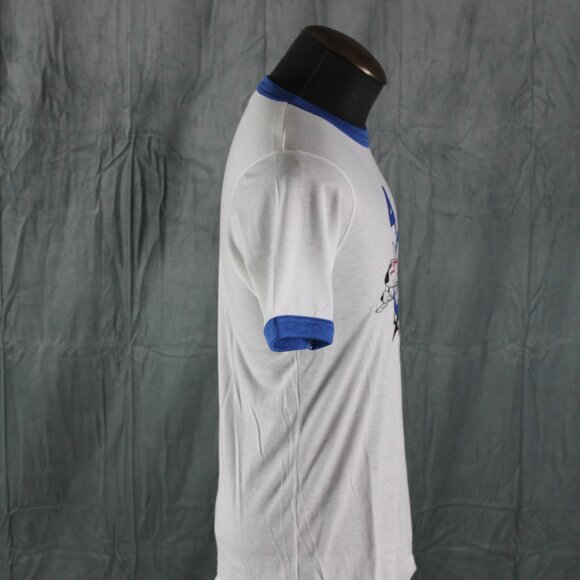 Vintage Graphic T-shirt - 47th Air Squadron RCAF Ringer T - Men's Medium - Picture 6 of 7